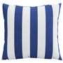Voir la diapositive 3 : VIDAXL Coussins decoratifs lot de 4 Rayures bleues et blanches 50x50cm