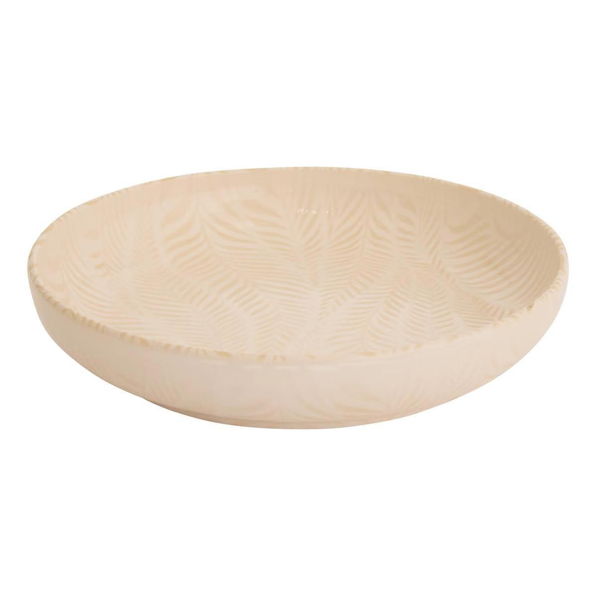 SECRET DE GOURMET Lot de 6 assiettes creuses  gina  22cm crème