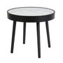 Voir la diapositive 2 : Paris Prix Table d'Apppoint Horloge  Lounge  50cm Noir