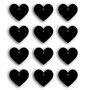 DIY Etiquettes stickers ardoises - petits cœurs