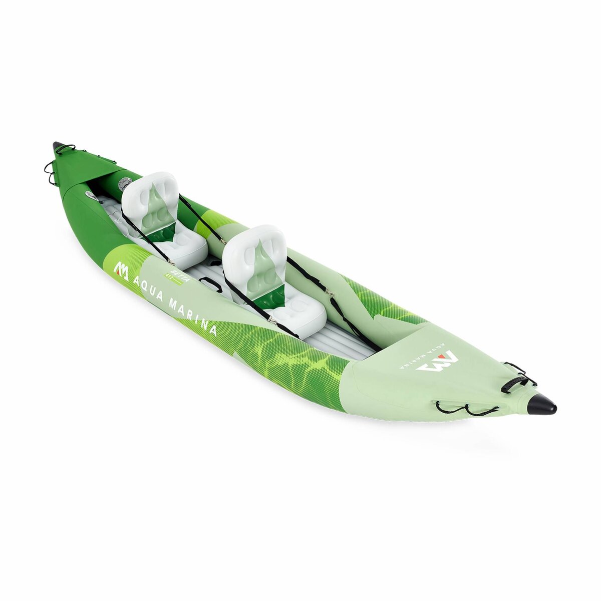 Aqua Marina Canoë kayak Betta 2P gonflable deux places 13'6  avec pompe haute pression. sac de rangement et double pagaie