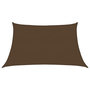 Voir la diapositive 2 : VIDAXL Voile d'ombrage 160 g/m^2 Marron 3/4x2 m PEHD