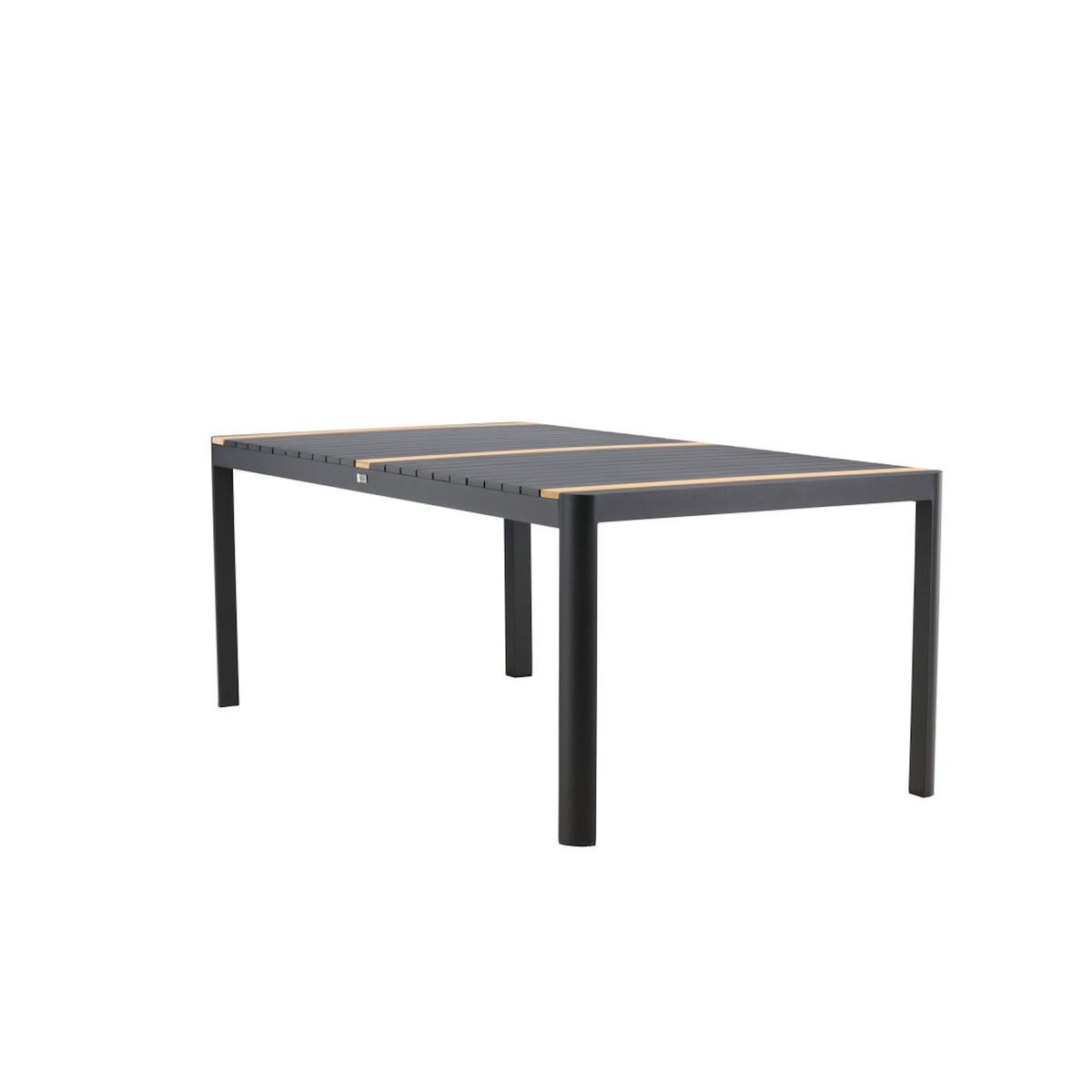 Paris Prix Table de Jardin en Teck  Togo  200cm Noir