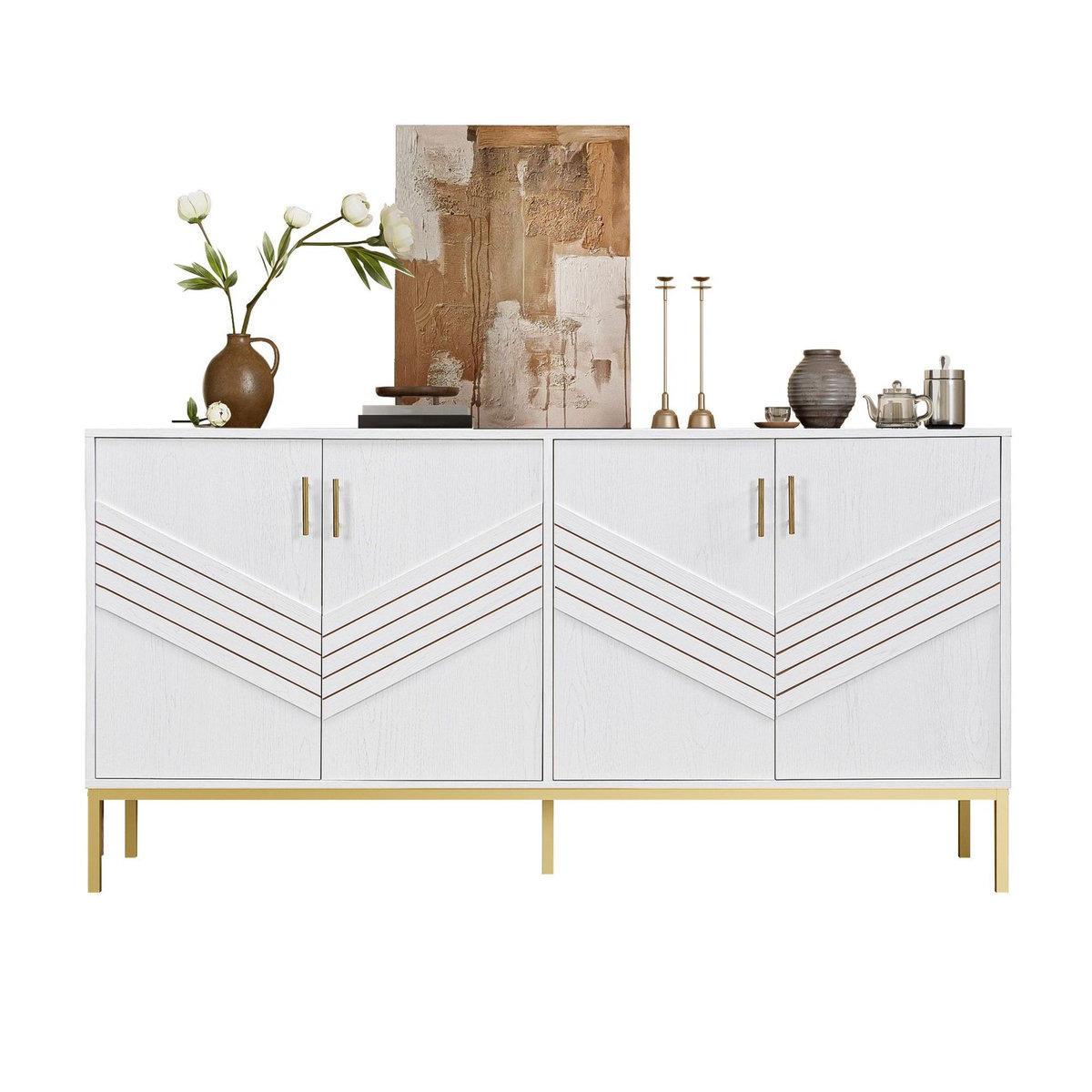 MERAX Buffet 4 porte(s) 0 tiroir(s)