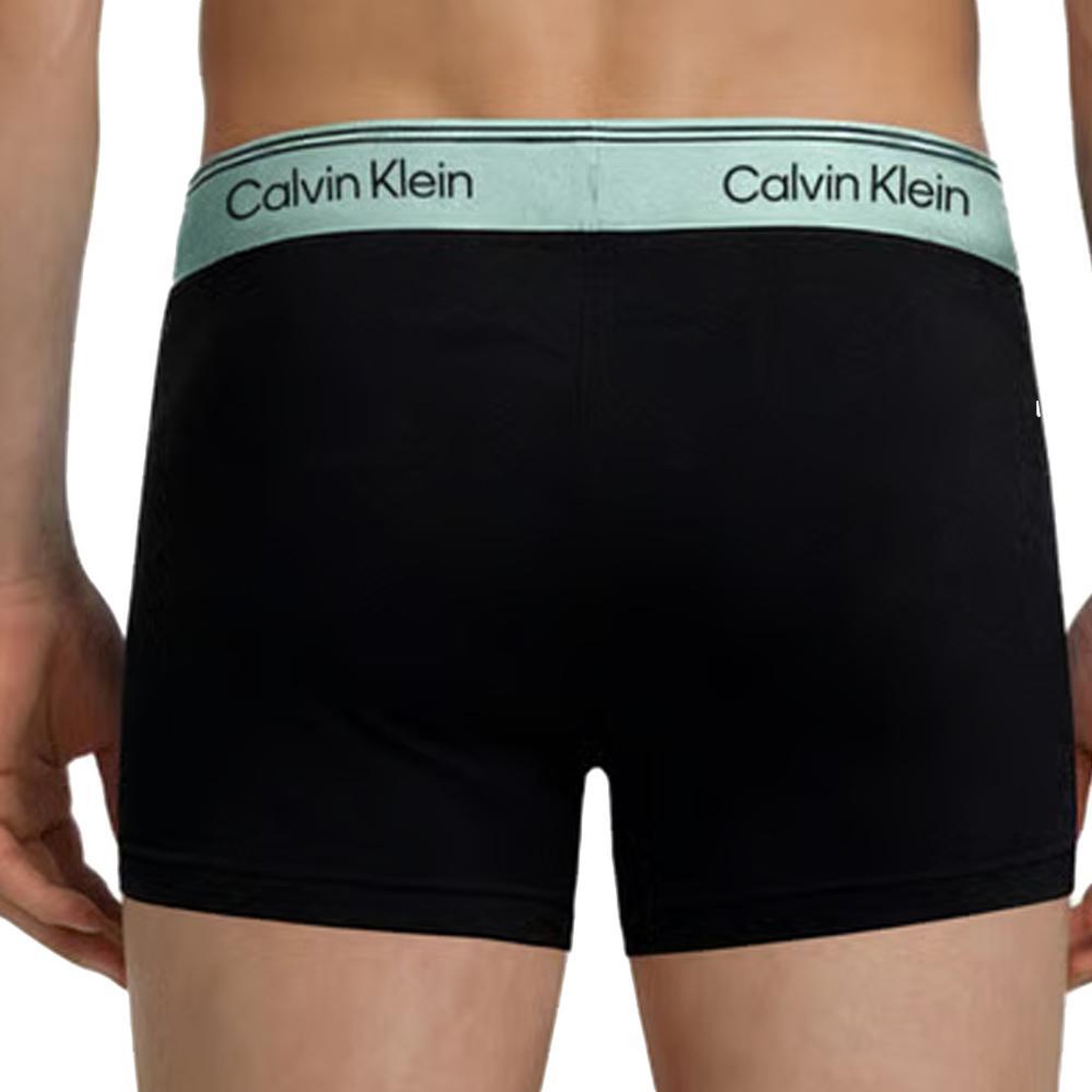 Voir la diapositive 3 : CALVIN KLEIN JEANS X3 Boxers Noir/Gris/Vert Calvin Klein Jeans Boxer Brief