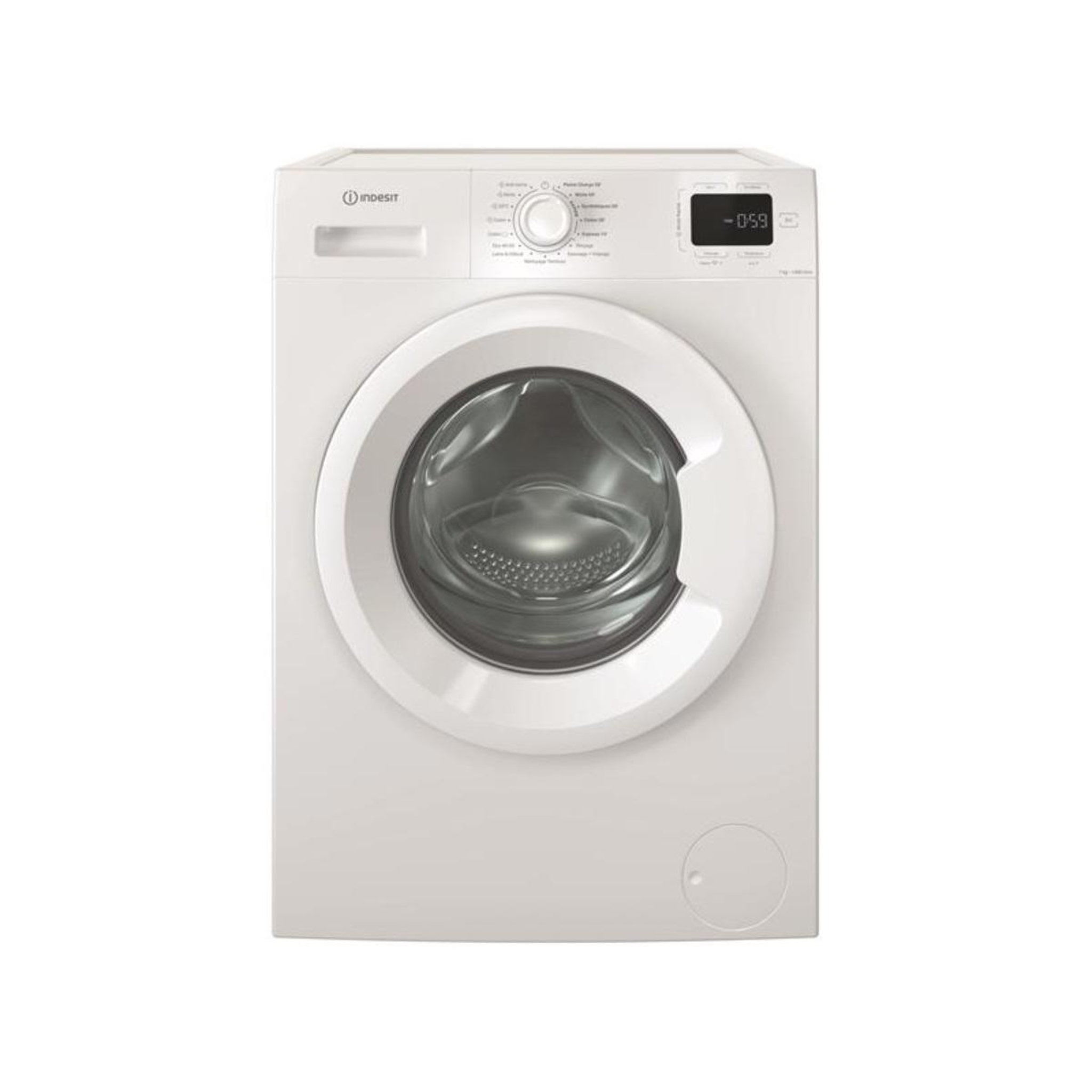 Indesit Lave-linge frontal 7kg 1400 tours/min blanc - IM764MYTIMEFR