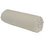 Voir la diapositive 2 : FUTURE HOME Drap housse en coton 57 fils uni beige gris beige 140x190cm