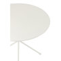Voir la diapositive 3 : Paris Prix Table de Jardin en Métal  Tripod  72cm Blanc