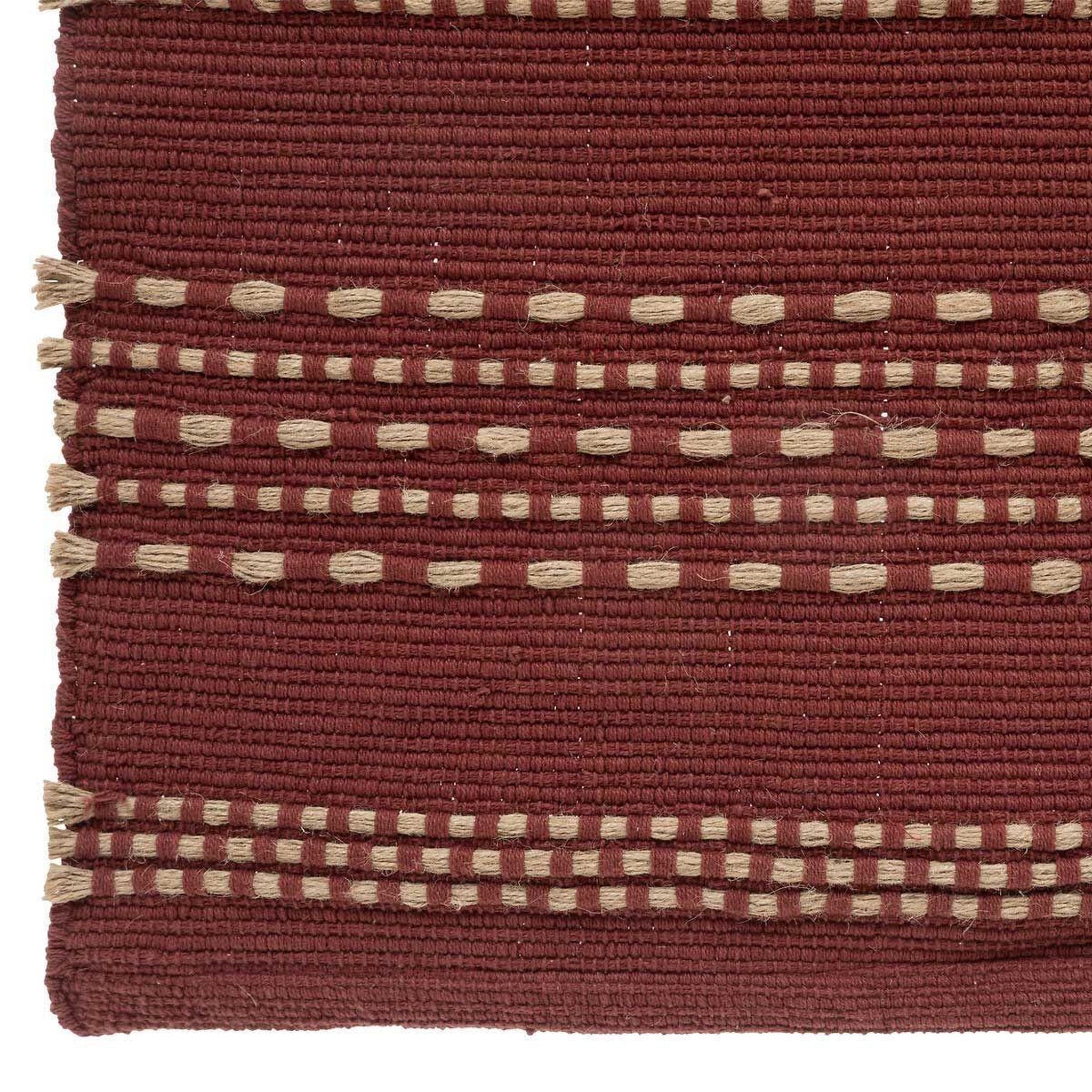 Voir la diapositive 2 : ATMOSPHERA Tapis déco  bota  70x140cm terracotta