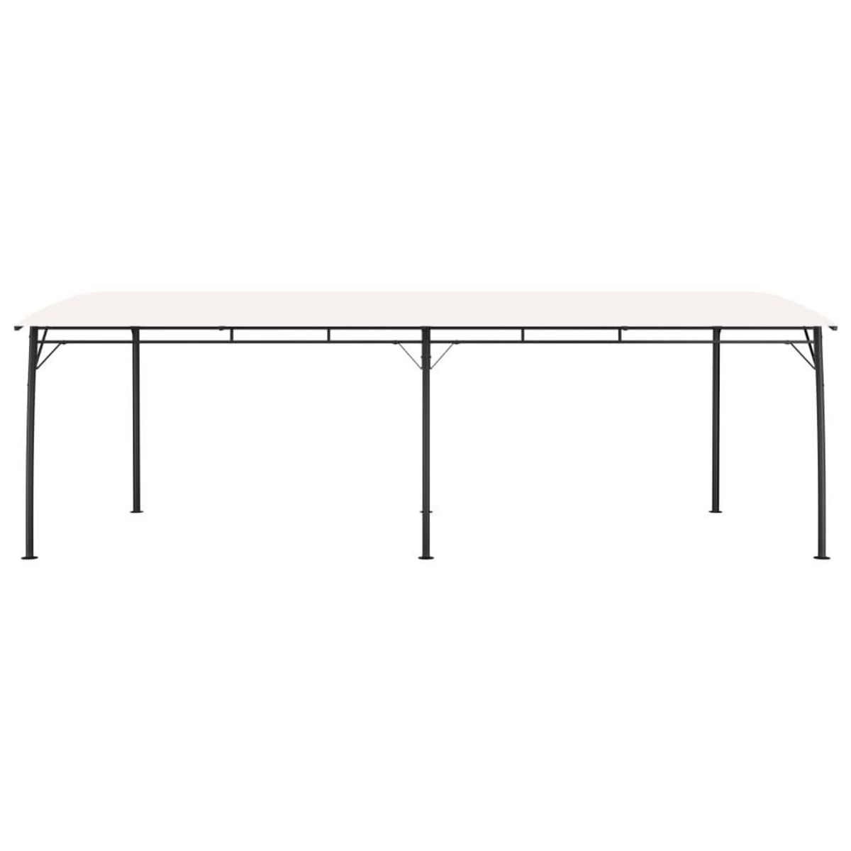 VIDAXL Auvent pare-soleil de jardin 6x3x2,55 m creme