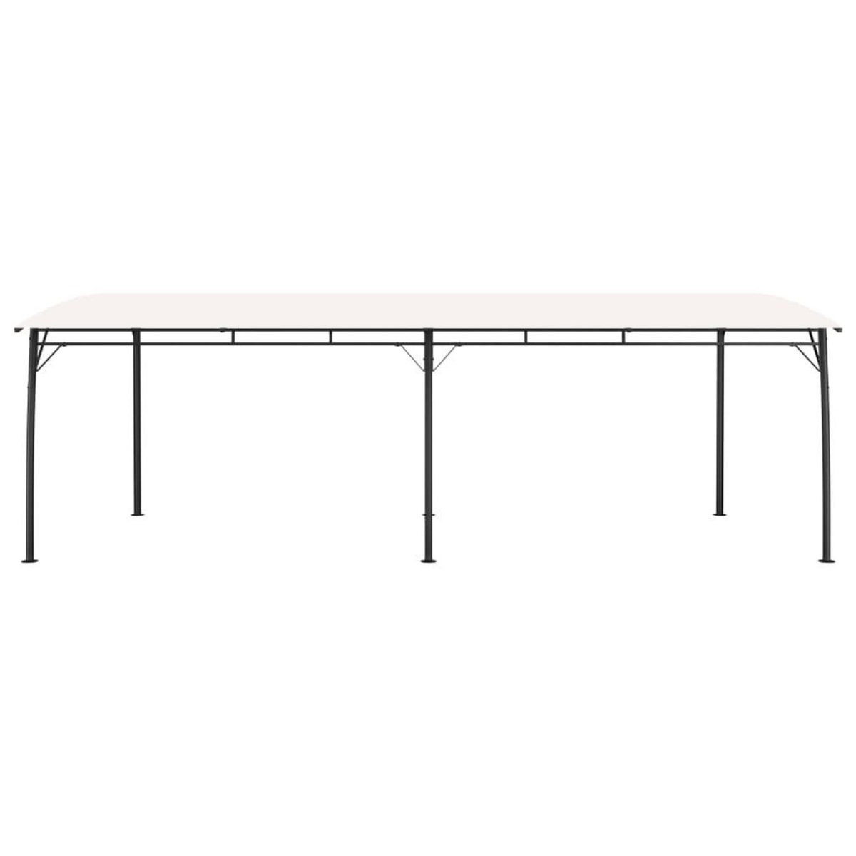 VIDAXL Auvent pare-soleil de jardin 6x3x2,55 m creme