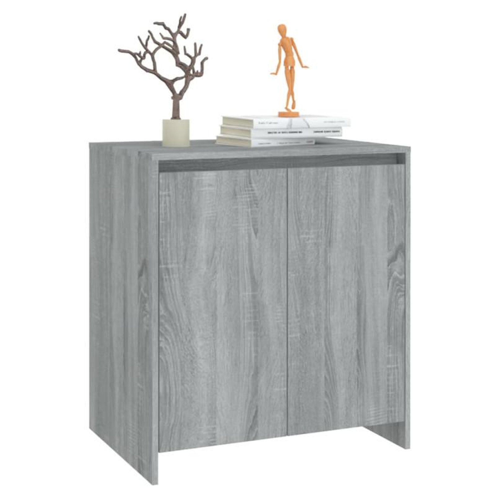 Voir la diapositive 4 : VIDAXL Buffet Sonoma gris 70x41x75 cm Bois d ingénierie