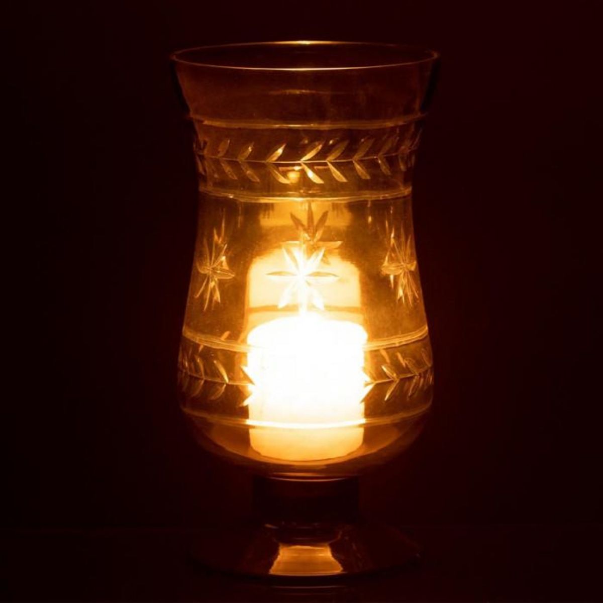 Paris Prix Vase Tige Étoile  Anastasia  22cm Greige