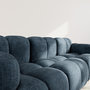 Voir la diapositive 4 : LISA DESIGN Grace - canapé modulable 3 places en velours texturé
