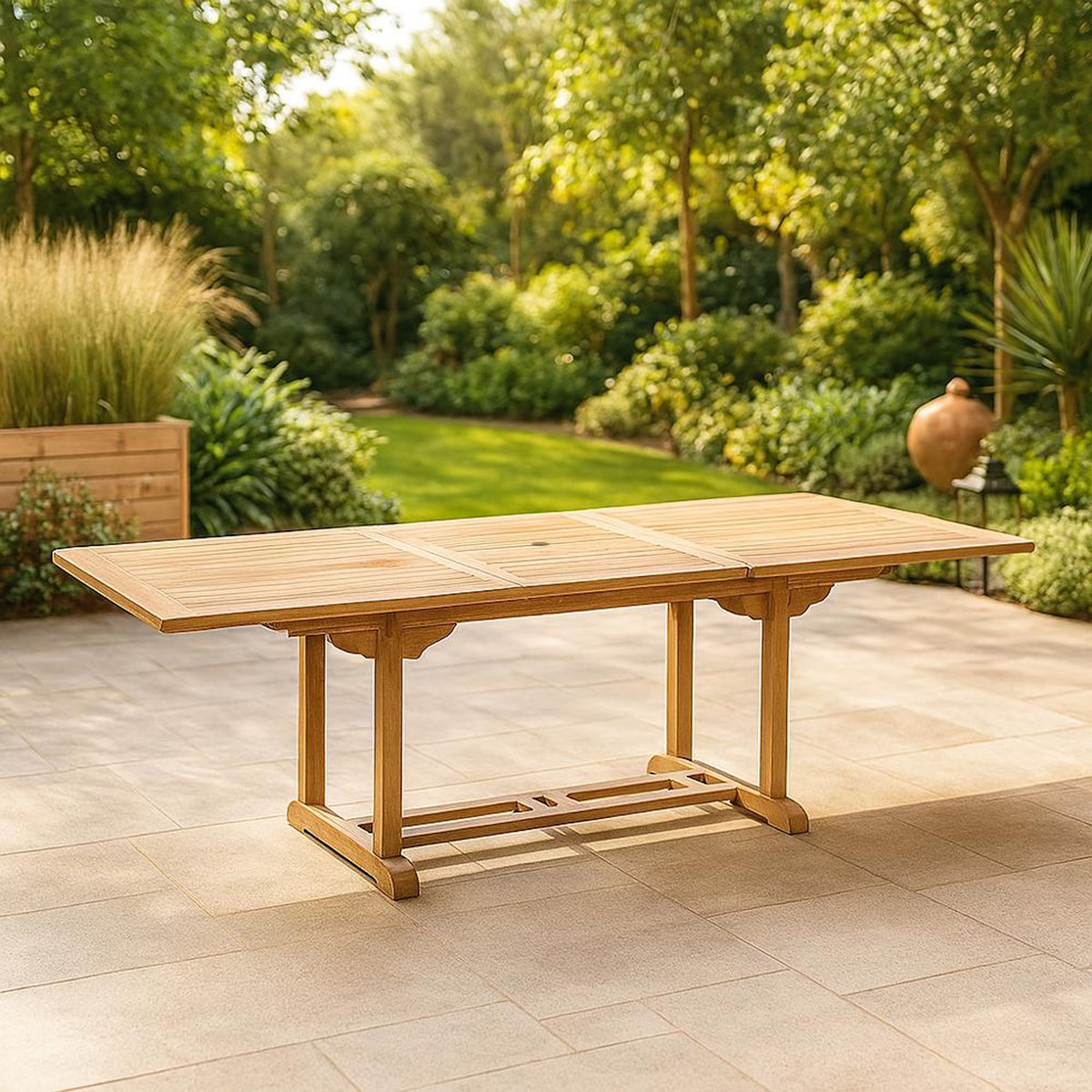 CONCEPT USINE Table rectangulaire + 10 chaises KAJANG