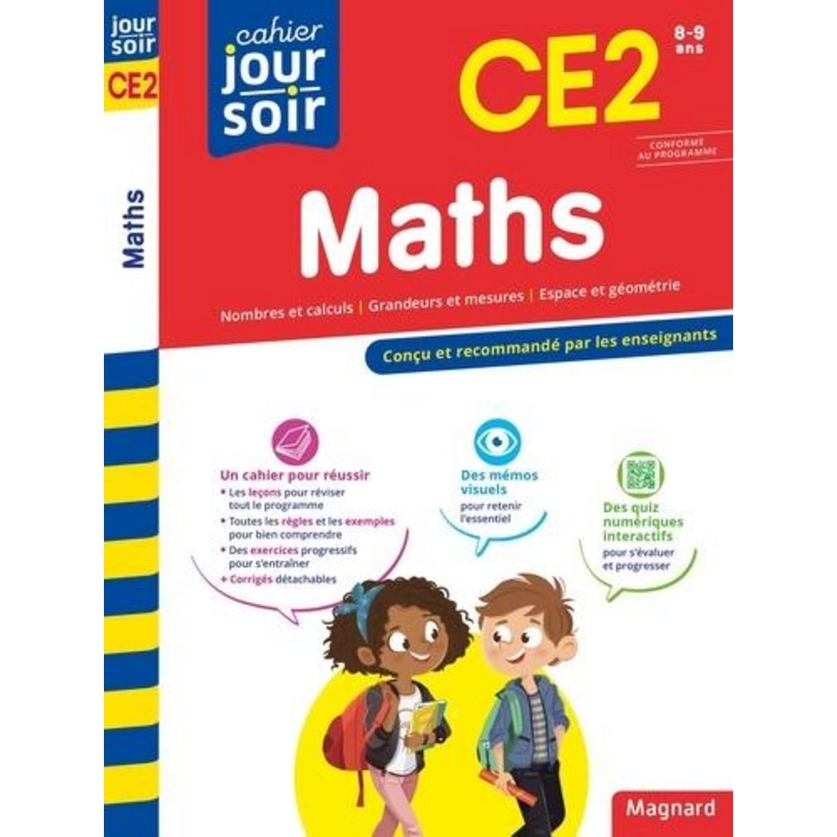 CAHIER DU JOUR/CAHIER DU SOIR MATHS CE2. EDITION 2023, Caussignac Georges