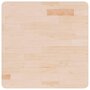 Voir la diapositive 2 : VIDAXL Dessus de table carre 60x60x1,5 cm Bois chene massif non traite