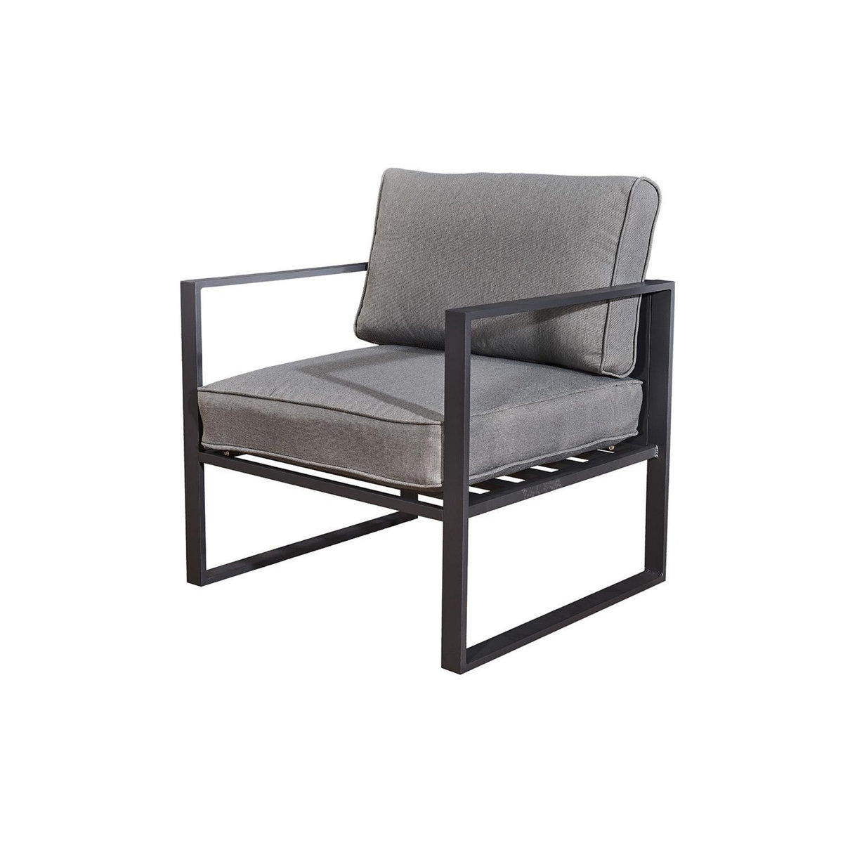 CONCEPT USINE Salon de jardin en aluminium Gris MEMPHIS