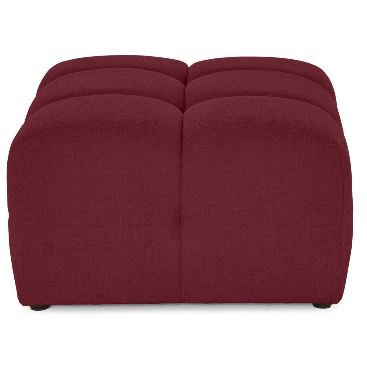 LISA DESIGN Suzano - pouf en tissu texturé
