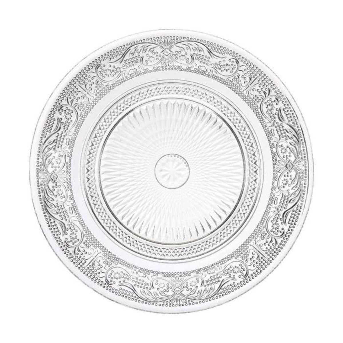 SECRET DE GOURMET Service de Table 18 Pièces  Renaissance  Transparent