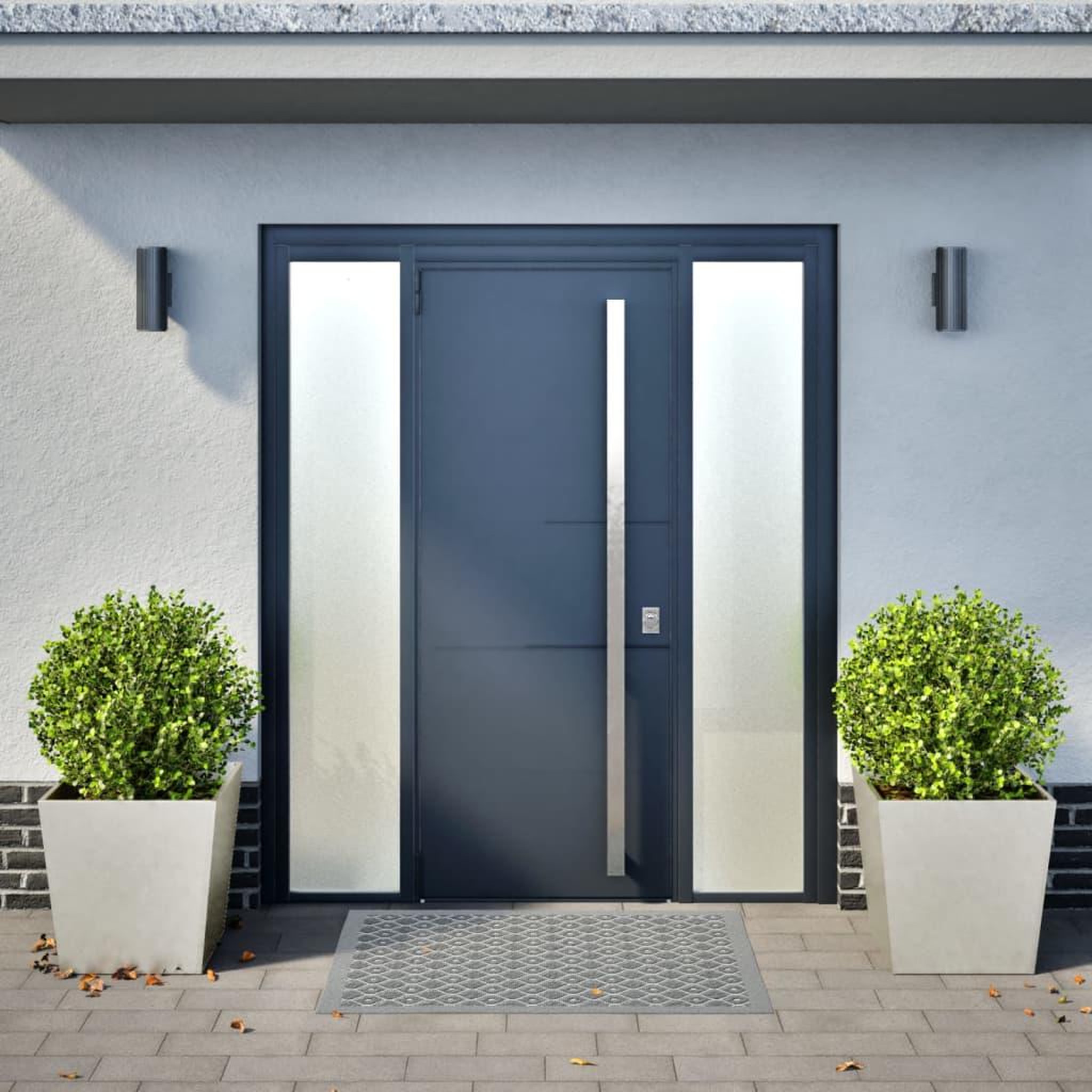 Voir la diapositive 3 : VIDAXL Jardinieres 2 pcs 50x50x50 cm acier inoxydable