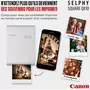 Canon Imprimante photo portable Kit créatif Selphy Square QX10 Blanche