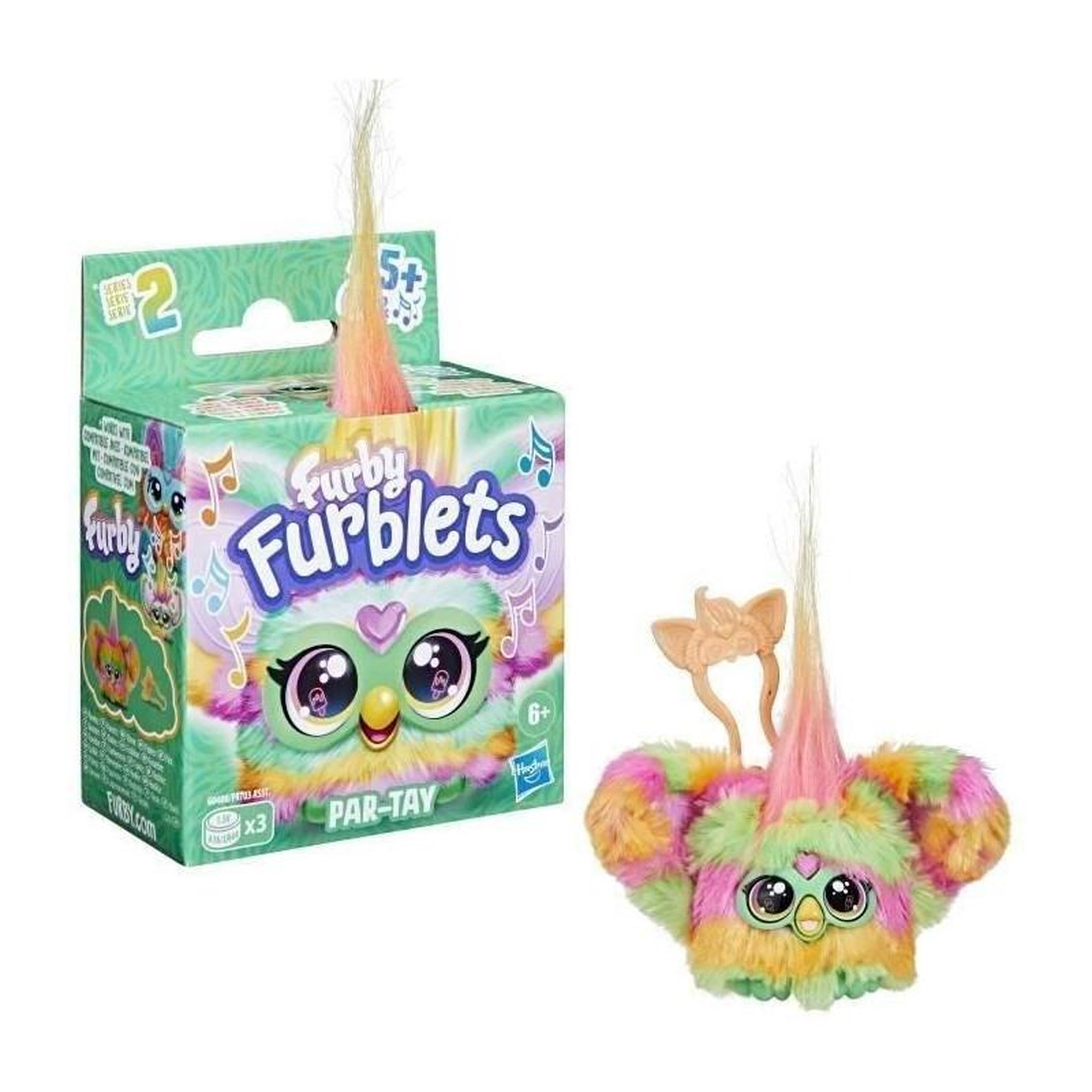 Voir la diapositive 2 : HASBRO Furby Furblets Par-Tay, mini peluche électronique