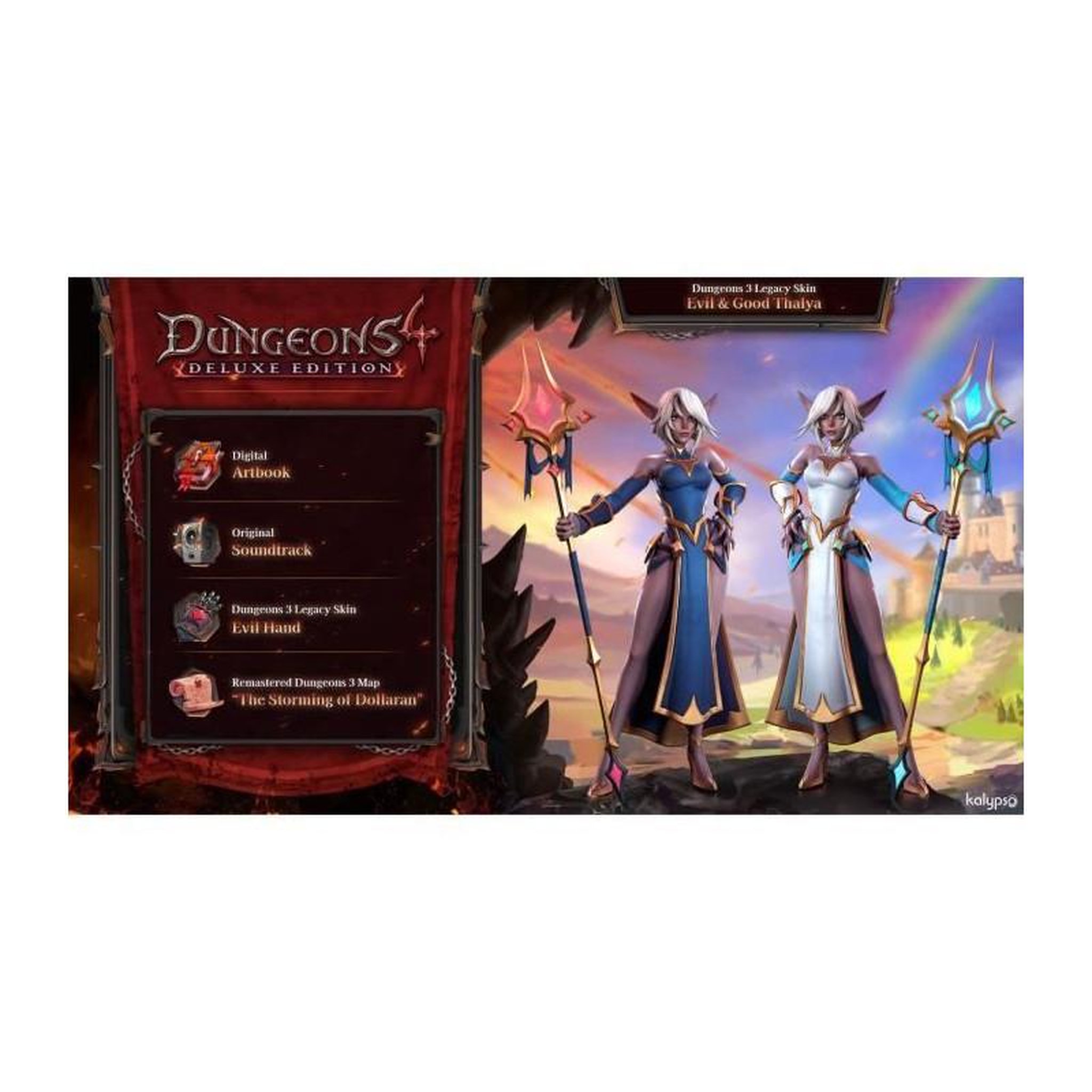 Voir la diapositive 2 : MICROIDS Dungeons 4 - Jeu ps5 - Edition Deluxe