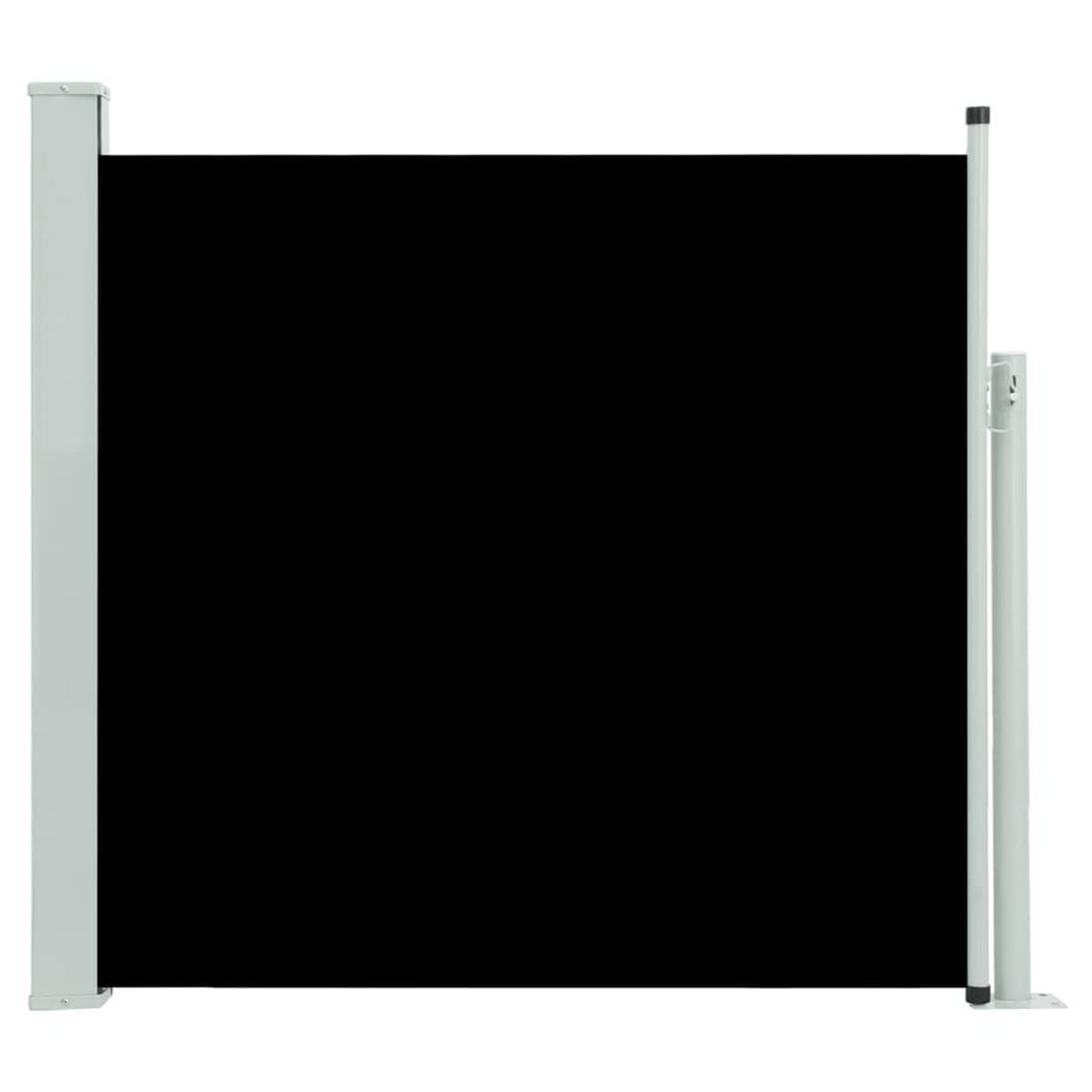 VIDAXL Auvent lateral retractable de patio 170x300 cm Noir