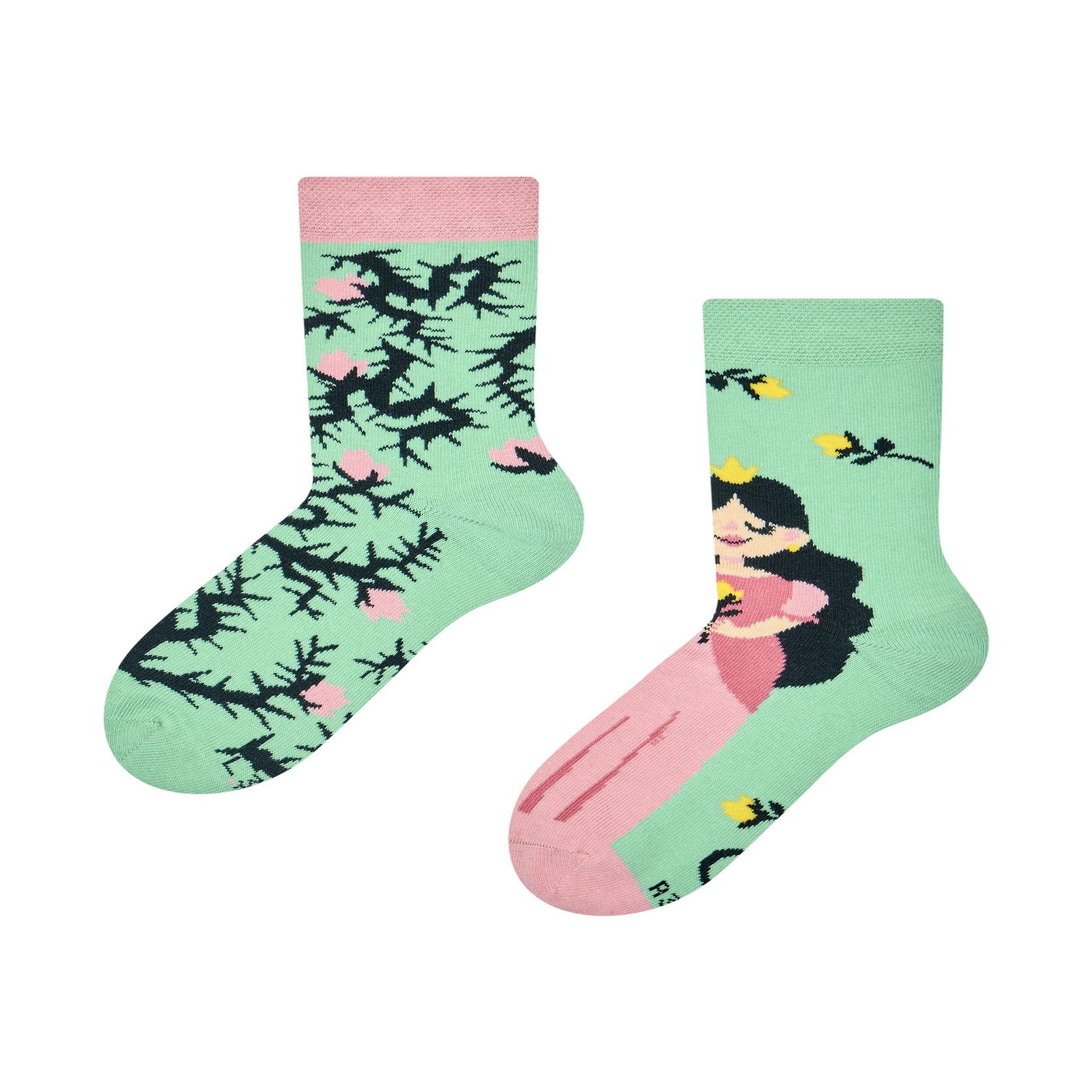DEDOLES Chaussettes enfants princesses. Coloris disponibles : Multicolore