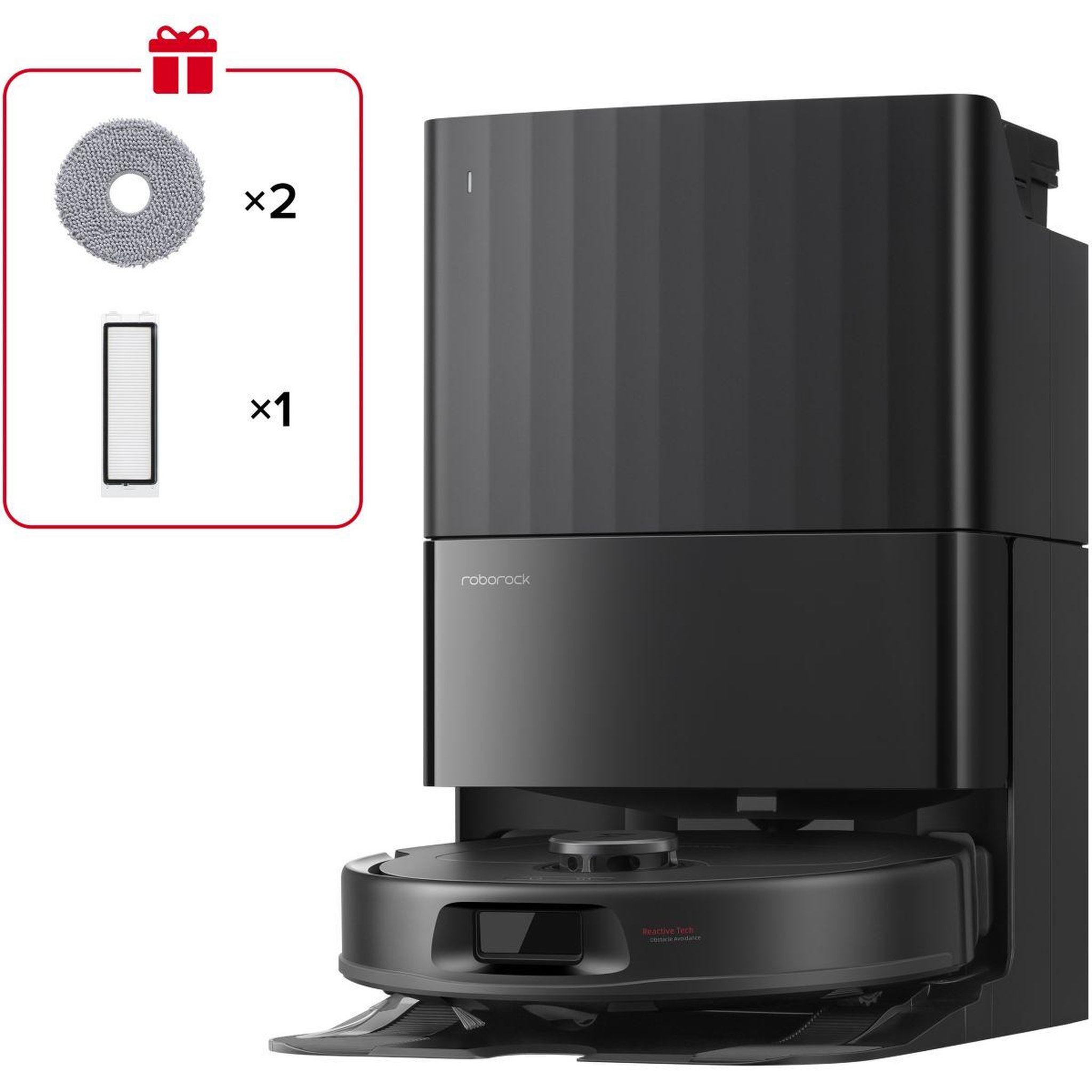 ROBOROCK Robot aspirateur laveur qrevo s prox black