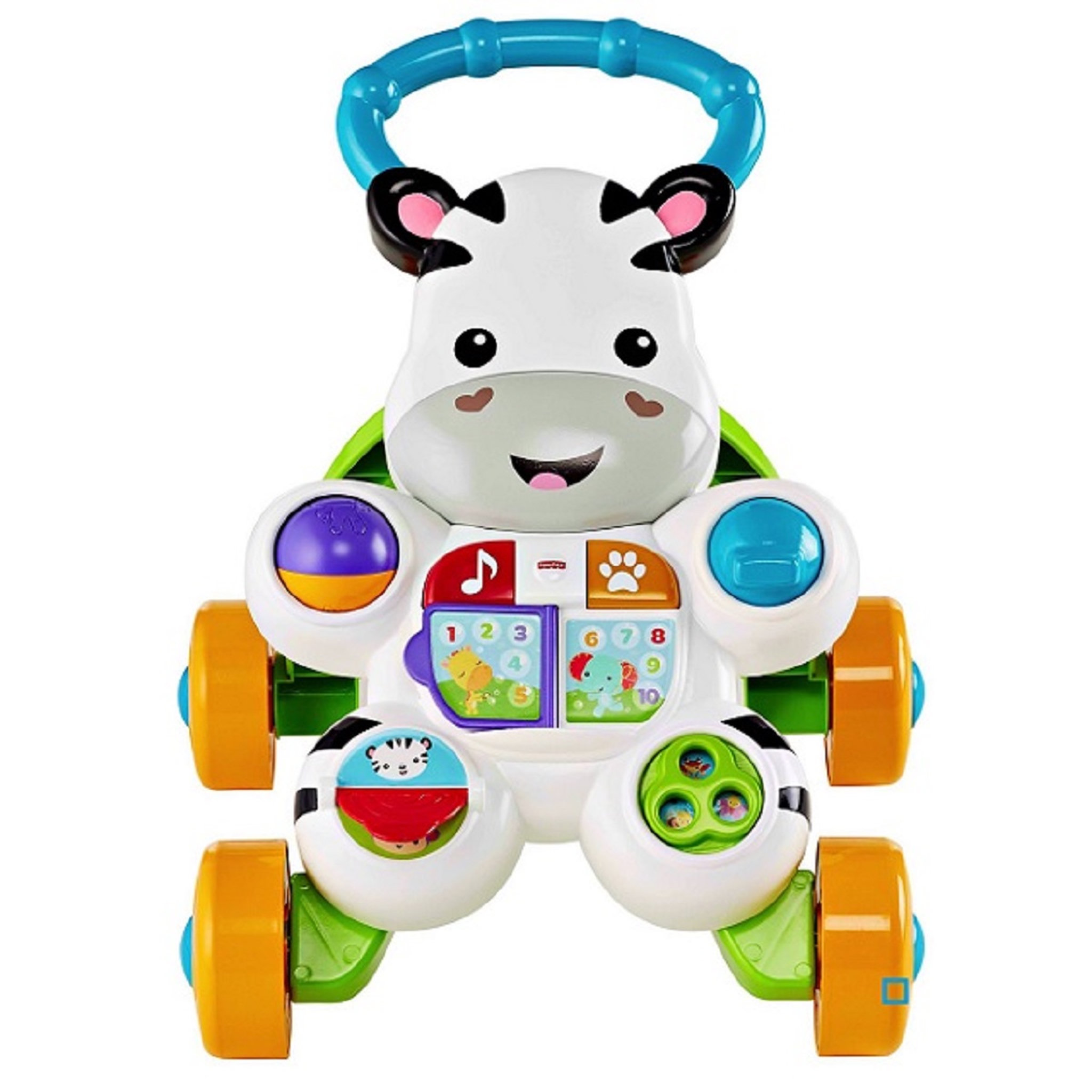 Voir la diapositive 2 : Fisher price Mon trotteur zèbre parlant 