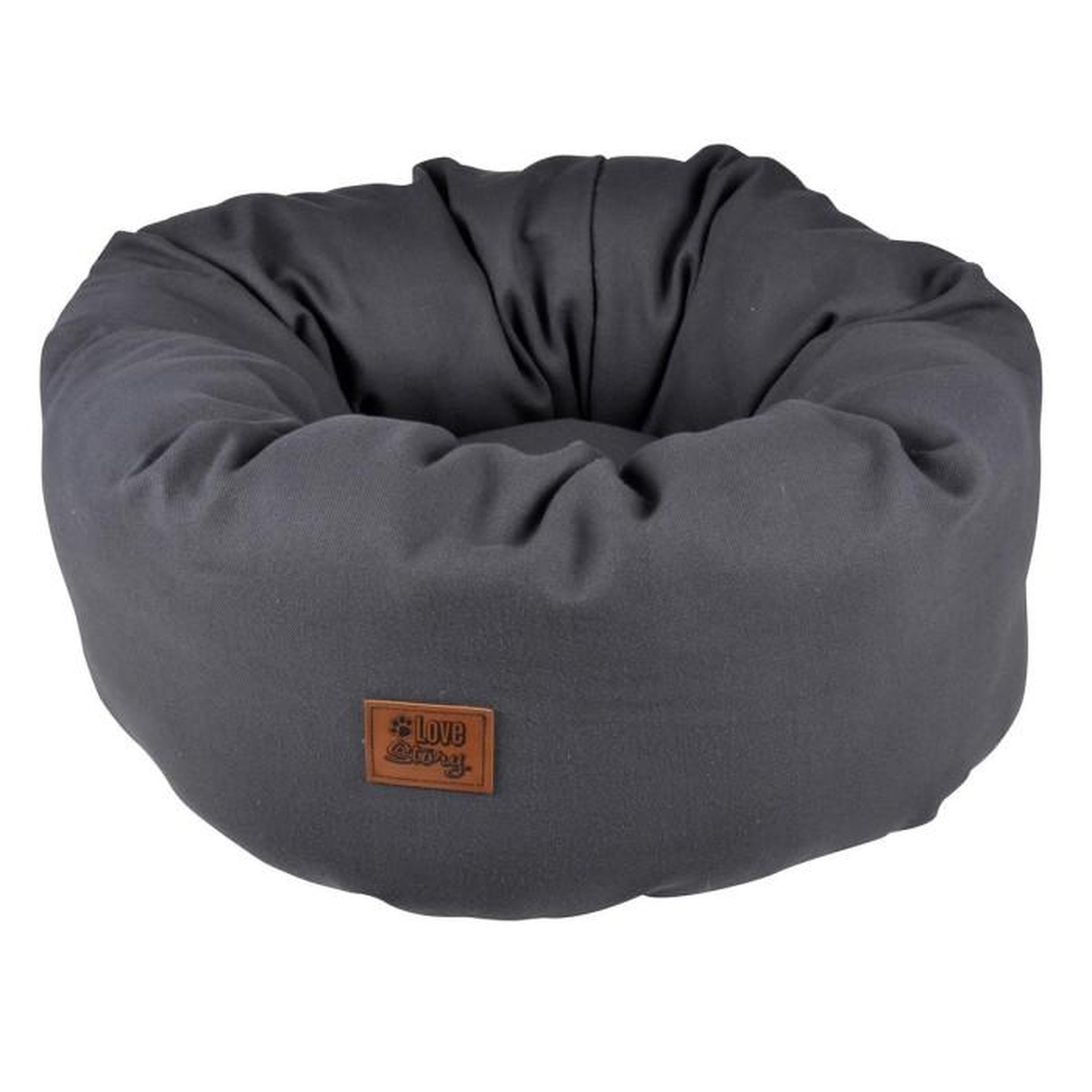 Voir la diapositive 1 : Paris Prix Panier Rond pour Chien & Chat  Terrazzo  55cm Anthracite