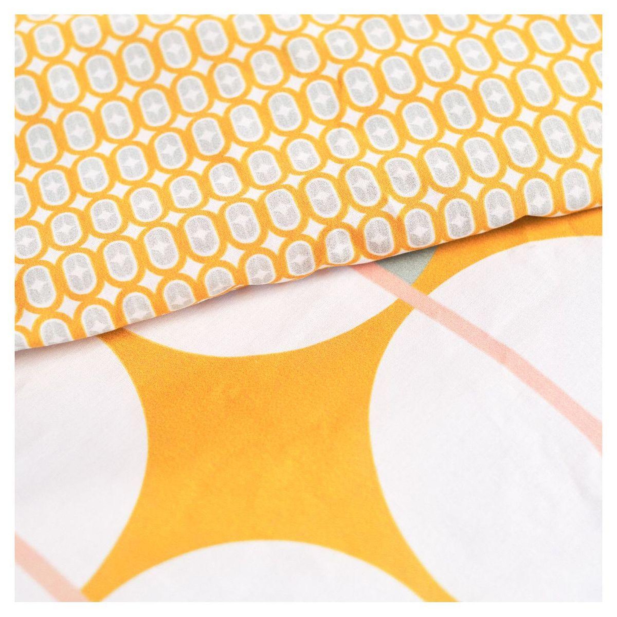 Voir la diapositive 2 : TODAY Parure housse de couette coton 57fils motif géométrique NINA