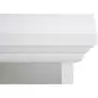 HOMIFAB Table de chevet 2 tiroirs blanche 50 cm - Alix