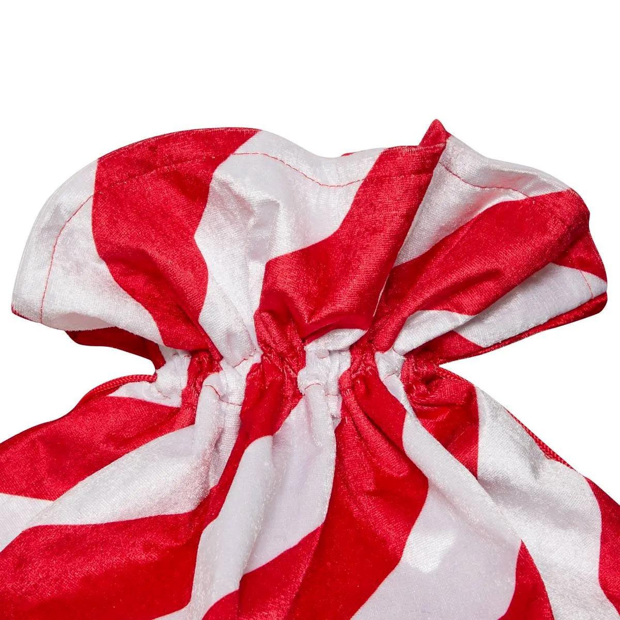 Voir la diapositive 3 : ATMOSPHERA Hotte de noël  sucre d'orge  70cm rouge