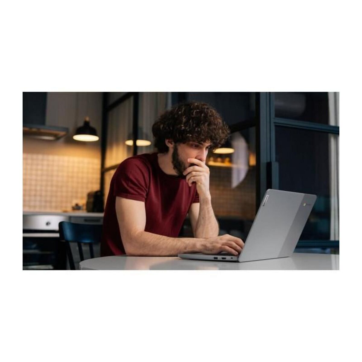 Lenovo Ordinateur Chromebook LENOVO IdeaPad 3 14IAN8 | 14'' FHD - Intel i3 N305 - RAM 8 Go - SSD 128 Go - Chrome OS - AZERTY