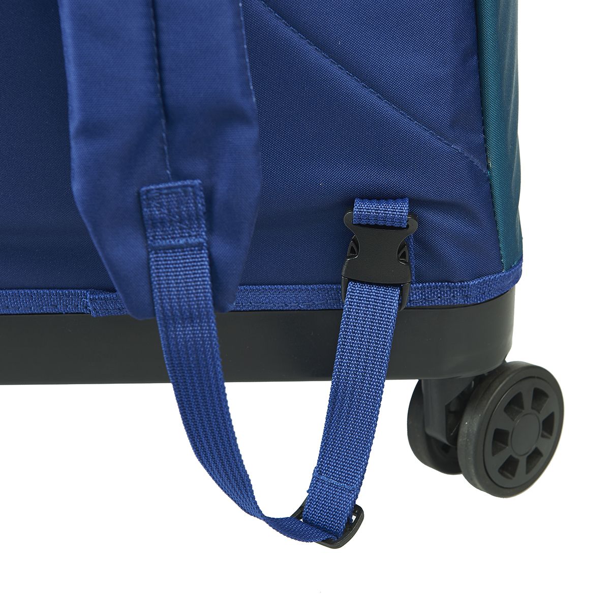 AUCHAN Sac à dos à roulettes bleu 