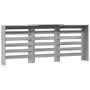 Voir la diapositive 5 : VIDAXL Cache-radiateur sonoma gris 205x21,5x83,5 cm bois d'ingenierie