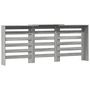 Voir la diapositive 5 : VIDAXL Cache-radiateur sonoma gris 205x21,5x83,5 cm bois d'ingenierie