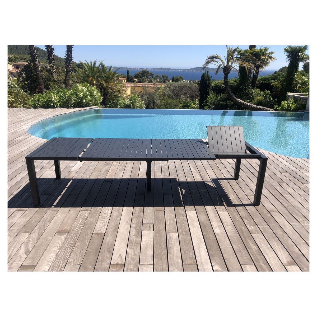 Givex Table de jardin XXL extensible - PRISMA