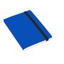 Carnet de note à élastique ligné 11x15cm bleu