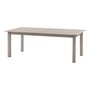 Voir la diapositive 1 : HESPERIDE Table de jardin extensible en aluminium effet bois 12 places ALLURE - Grège et avoine