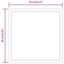 Voir la diapositive 5 : VIDAXL Miroir de salle de bain a LED 30x30 cm