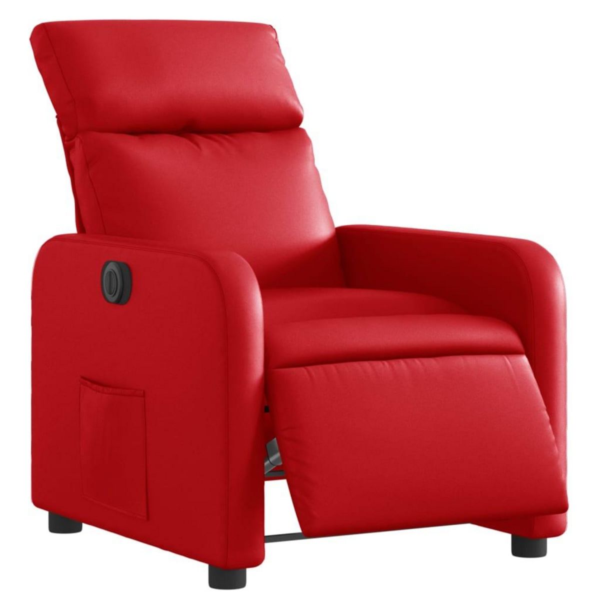VIDAXL Fauteuil inclinable electrique Rouge Similicuir