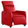 Voir la diapositive 3 : VIDAXL Fauteuil inclinable electrique Rouge Similicuir