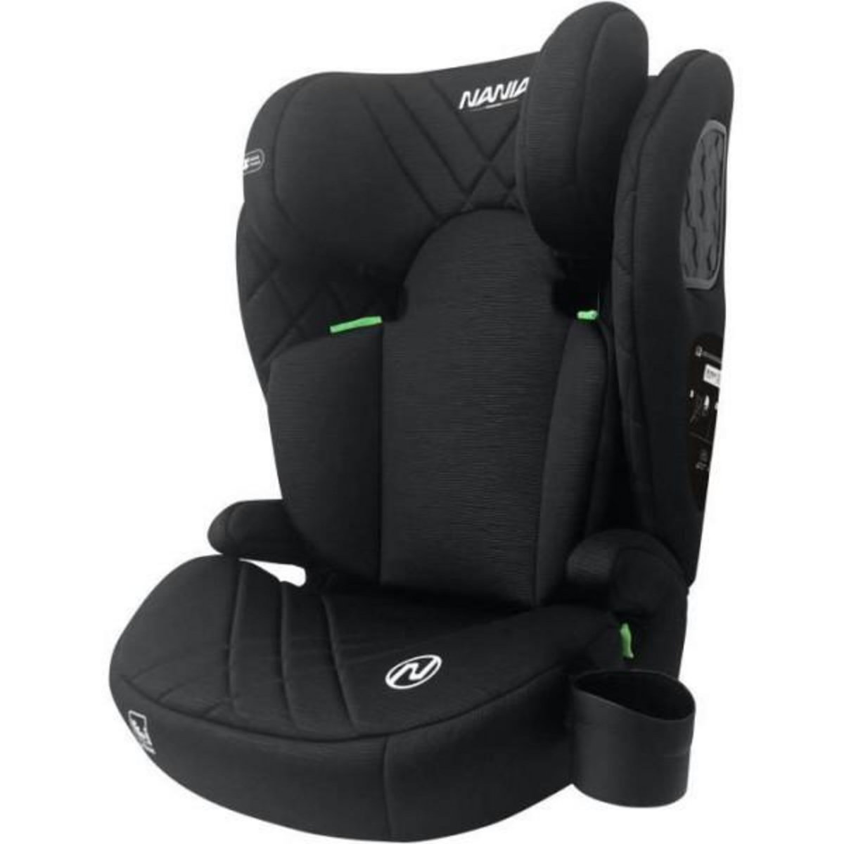 NANIA Siege Auto  ceinturé - NANIA - SIENNA - Groupe 2/3 - I-size - Noir