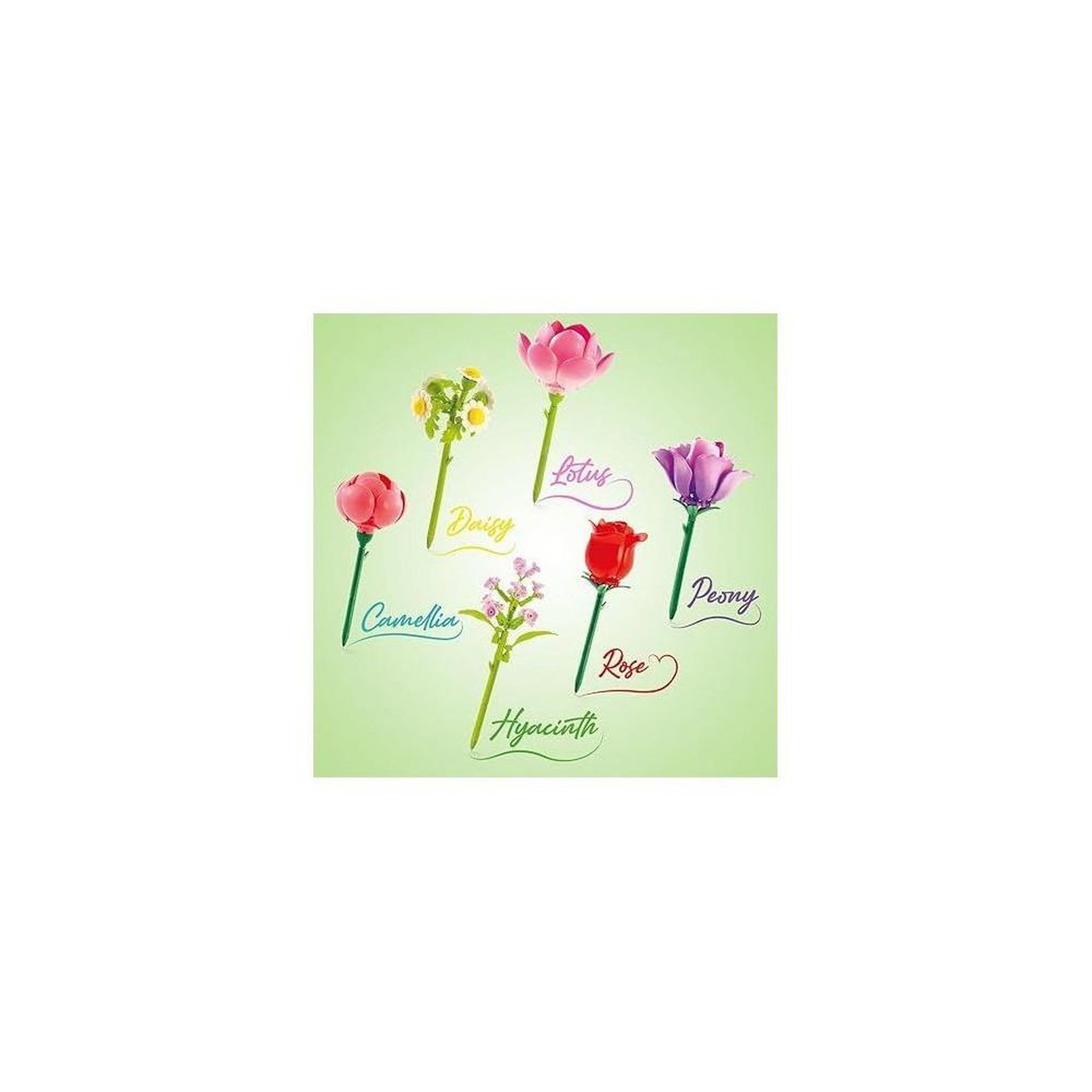 Voir la diapositive 6 : Canal Toys Canal Toys – BLOOM – Stylo Fleur a Construire – Encre pailletée et parfumée – 6 fleurs a collectionner – BLM 001
