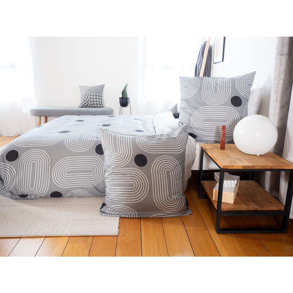 Home collection Parure housse de couette 100% microfibre 72gsm frogguie