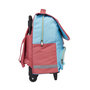 Voir la diapositive 3 : AUCHAN Sac à dos à roulettes rose et bleu Fashion Mermaid